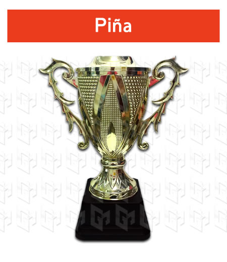 copa dorada piña