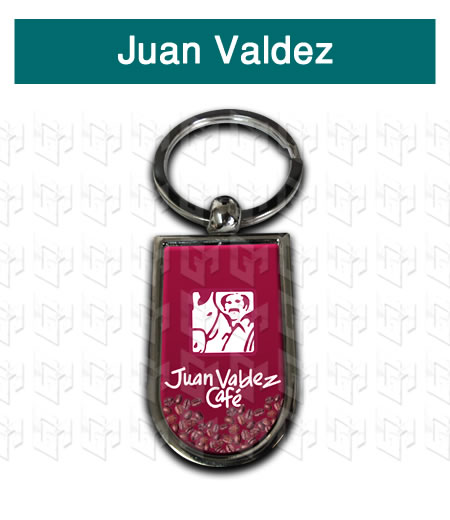 llavero fundido con logo personalizado