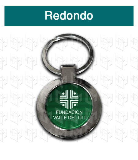 llavero fundido con logo personalizado