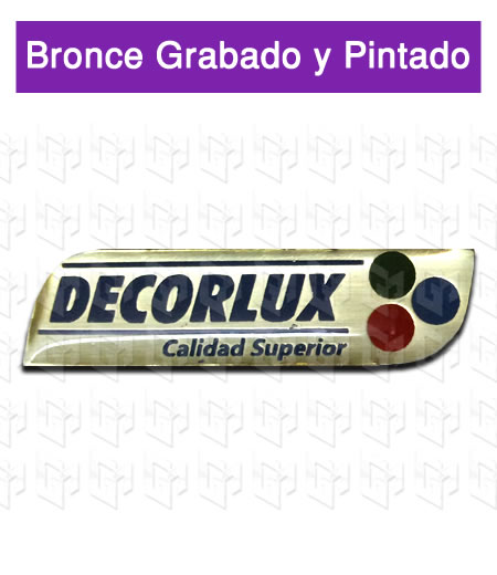 pines grabados en bronce