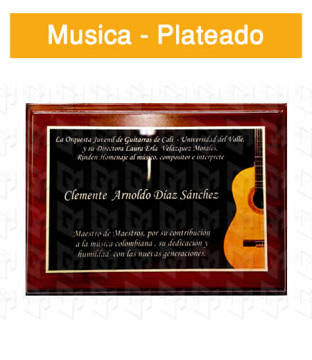 placa estampada aluminio plateado