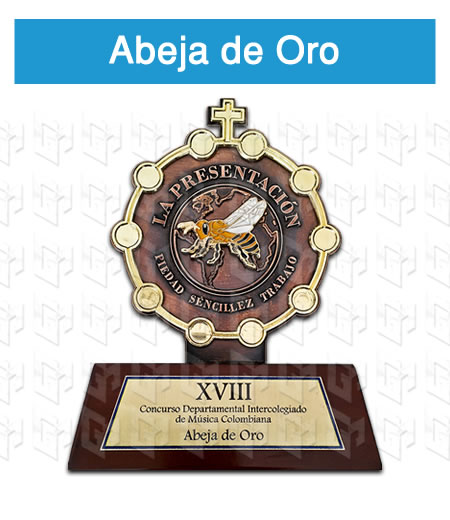 trofeo especial de abeja
