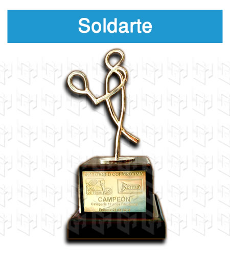 trofeo soldarte fundido